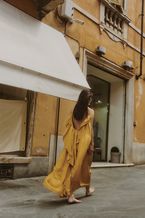 A Perfect Nomad | Syros Maxi Dress silk
