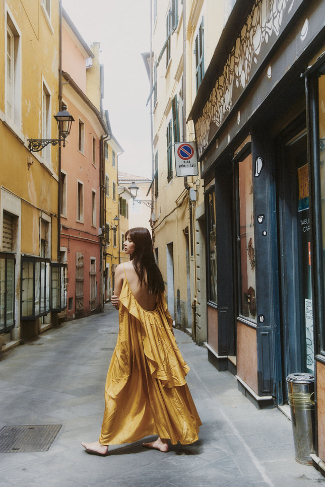 A Perfect Nomad | Syros Maxi Dress silk