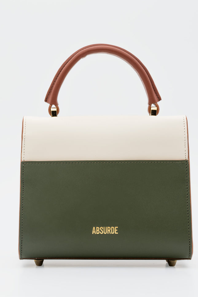 Absurde | ONE WAY Off White small leather shoulder bag