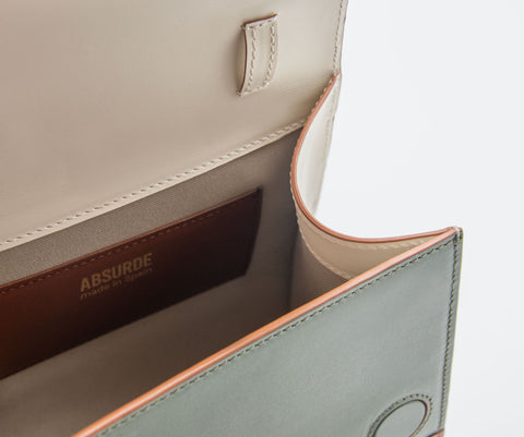 Absurde | ONE WAY Off White small leather shoulder bag