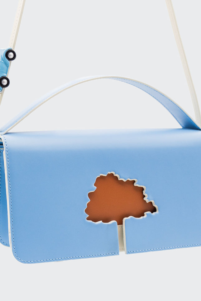 Absurde | SPEED LIMIT Medium Bag in Blue Leather