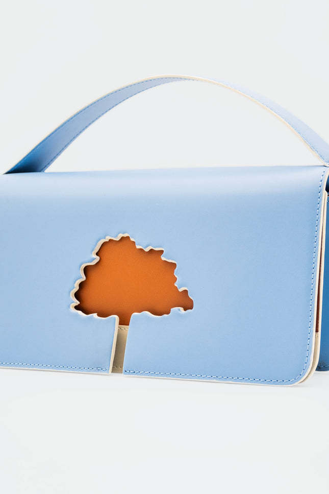 Absurde | SPEED LIMIT Medium Bag in Blue Leather