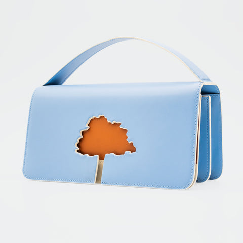 Absurde | SPEED LIMIT Medium Bag in Blue Leather