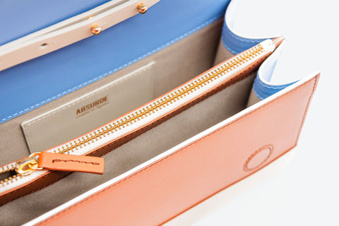 Absurde | SPEED LIMIT Medium Bag in Blue Leather