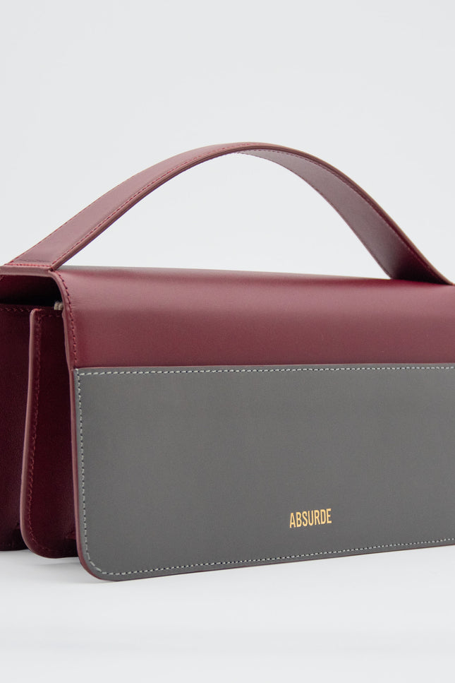 Absurde | SPEED LIMIT Medium Bag in Burgundy Leather