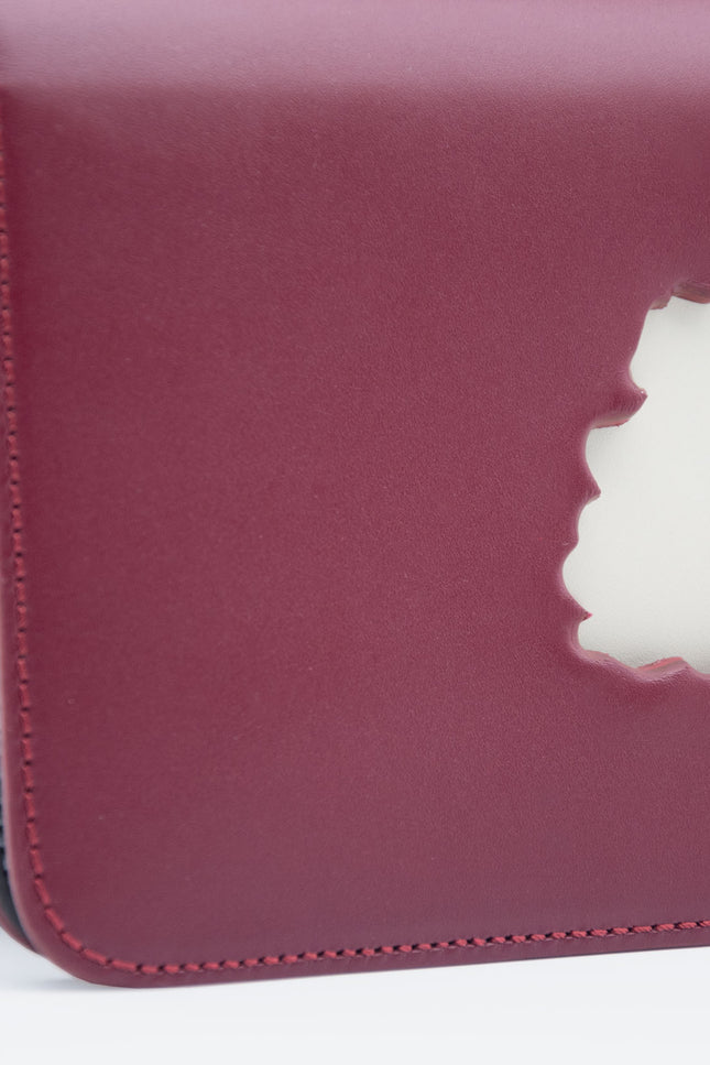 Absurde | SPEED LIMIT Medium Bag in Burgundy Leather
