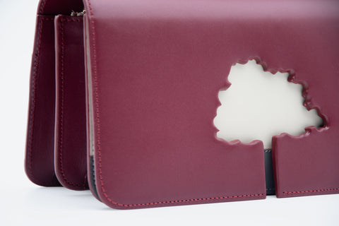 Absurde | SPEED LIMIT Medium Bag in Burgundy Leather