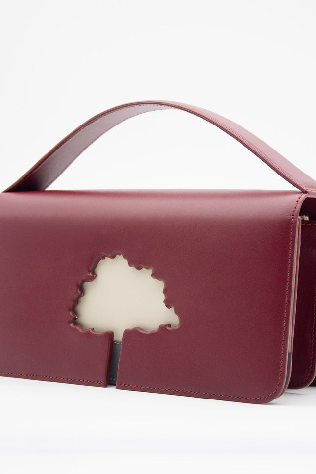 Absurde | SPEED LIMIT Medium Bag in Burgundy Leather