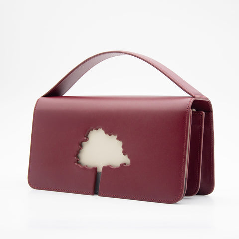 Absurde | SPEED LIMIT Medium Bag in Burgundy Leather