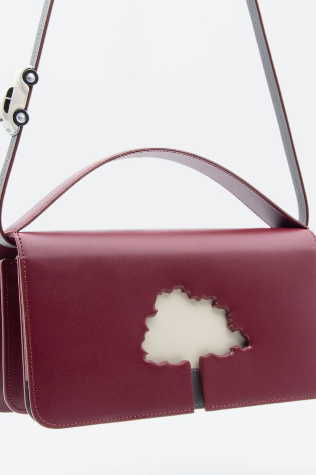 Absurde | SPEED LIMIT Medium Bag in Burgundy Leather