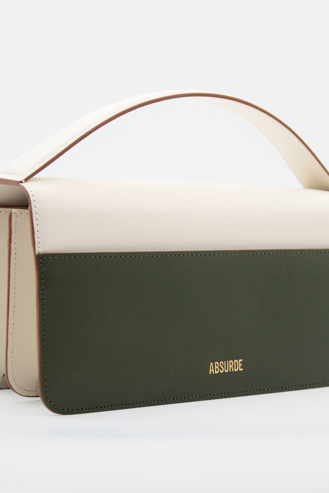 Absurde | SPEED LIMIT Medium Bag in Off White Leather