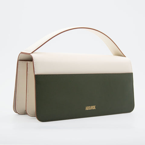 Absurde | SPEED LIMIT Medium Bag in Off White Leather