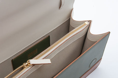 Absurde | SPEED LIMIT Medium Bag in Off White Leather