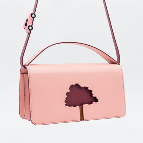 Absurde | SPEED LIMIT Medium Bag in Pink Leather