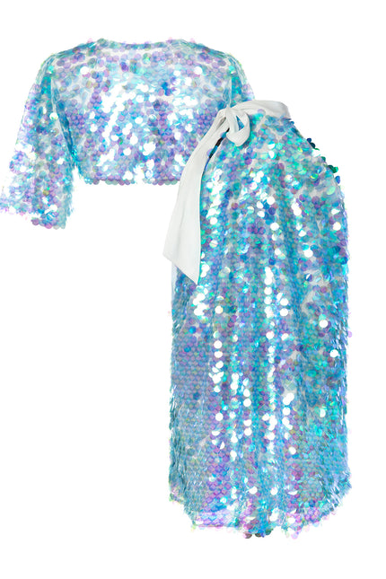 Petra Petrova | Mermaid Sequin Halter Mini Dress With Bolero Alexis