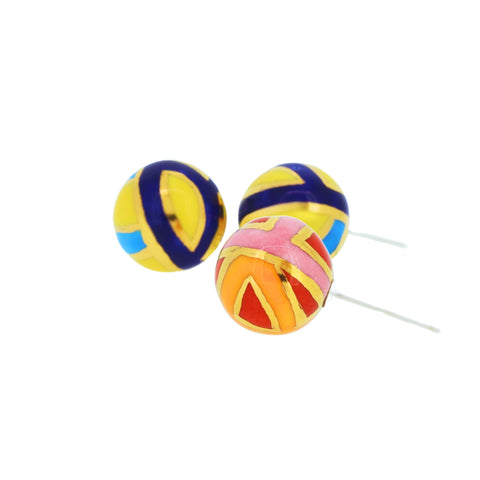 CJ·314 | Artful Bubble Shaped Studs