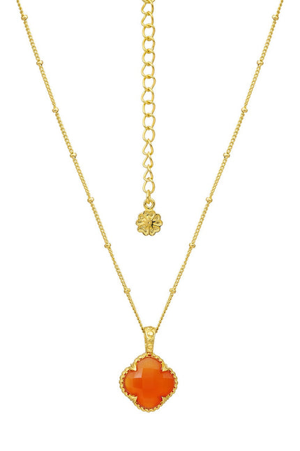 Giselle Vale | Tyche Gemstone Necklace Carnelian
