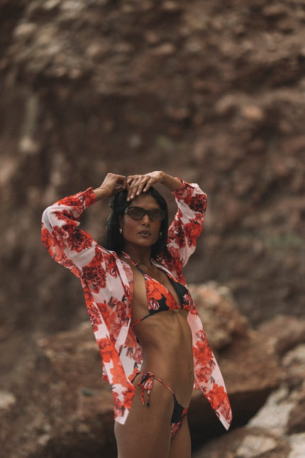 Five p.m. | Azalea Bikini Set Red