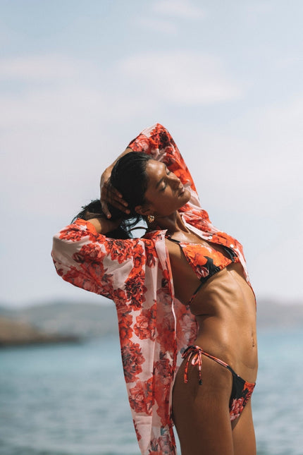 Five p.m. | Azalea Bikini Set Red