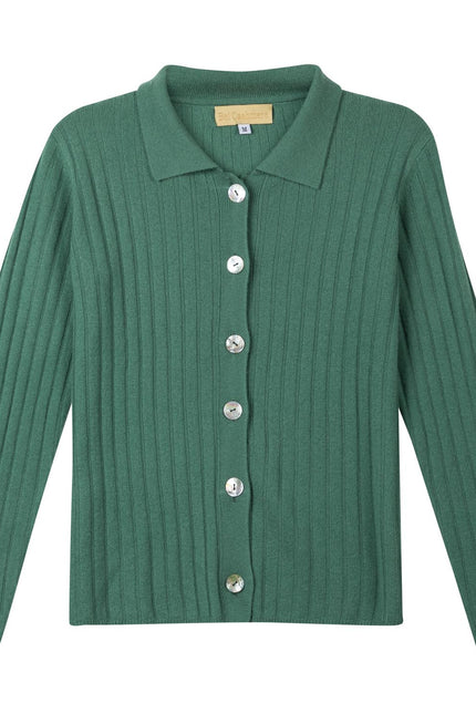 Bel Cashmere | Cardigan Charlotte verde