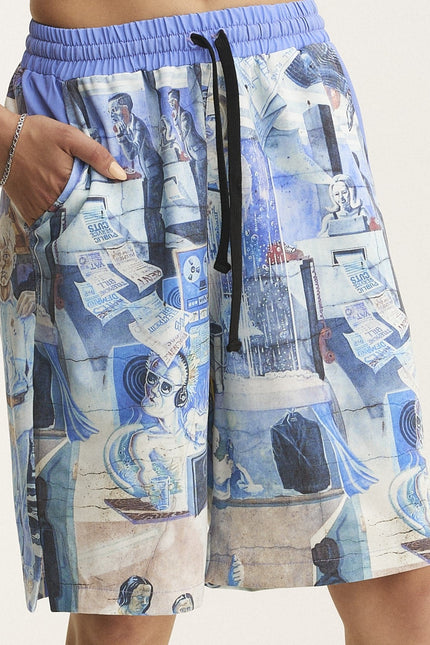 MySimplicated | Bermuda Loose Shorts Graffiti