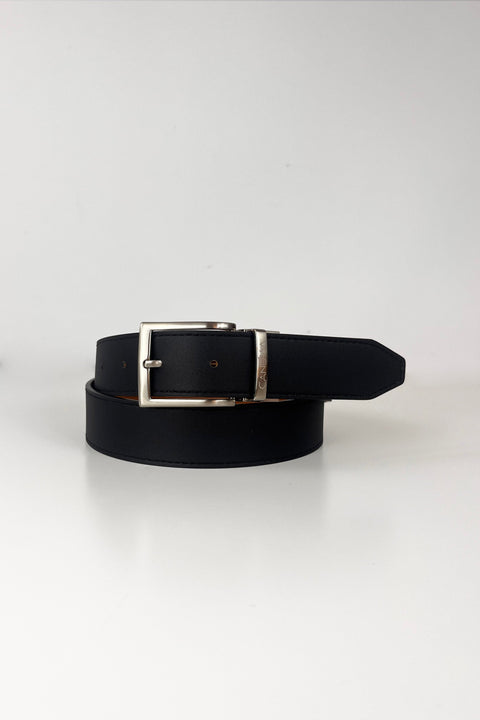 Canussa | Reverse reversible belt – Black/Camel