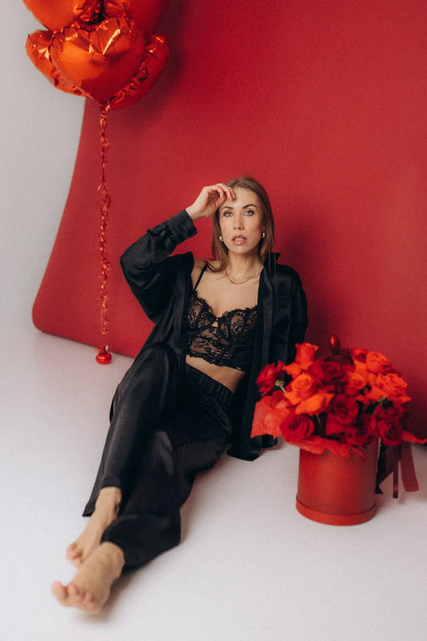 Etanna I Satin Street - Shirt Black