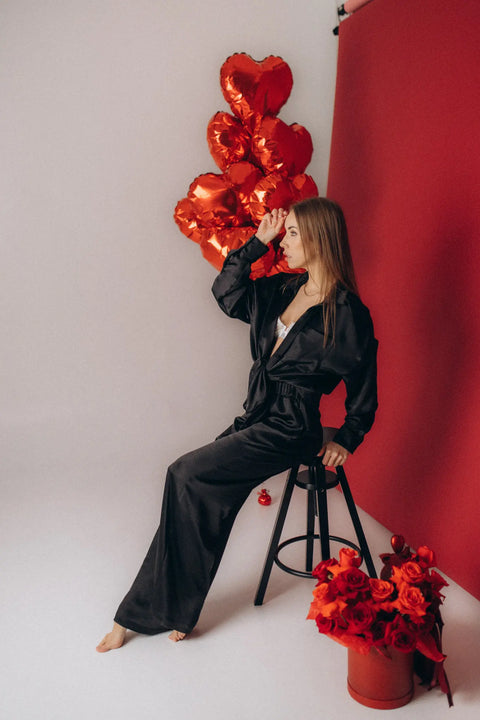 Etanna I Satin Street - Shirt Black