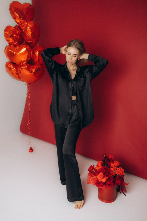 Etanna I Satin Street - Shirt Black