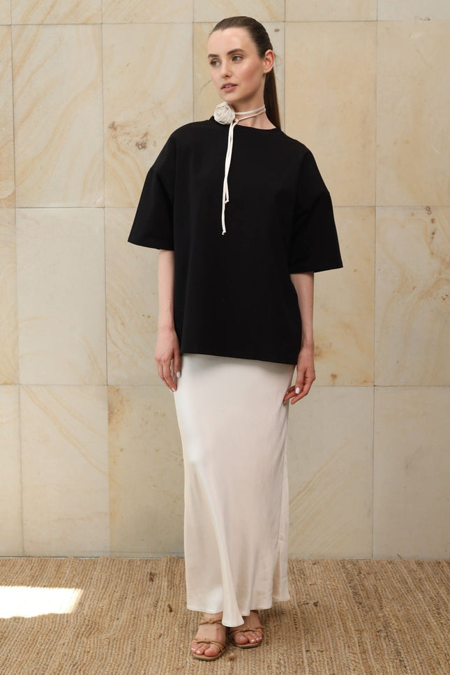 Oversized Creamy Tee — product view 5