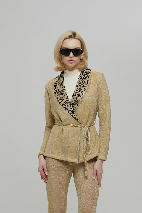 Petra Petrova | Gold Blazer Blake