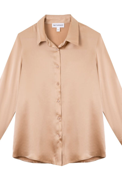 Bel Cashmere | Blusa Diana de seda latte