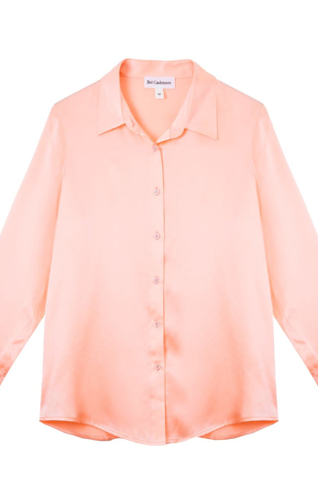 Bel Cashmere | Blusa Diana de seda melocotón