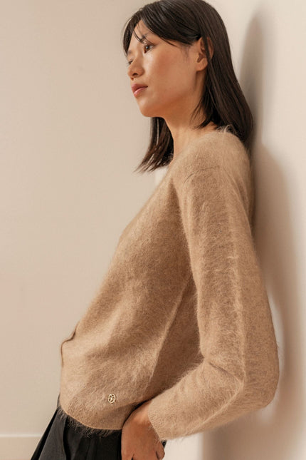 Cardigan Amy de brushed cashmere
