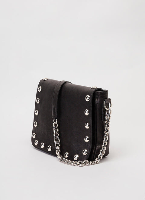 JUAN-JO I Torebka skórzana z ćwiekami Adele