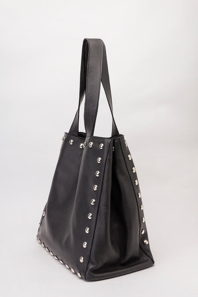 JUAN-JO I Bolso Negro Tachuelas Valentina