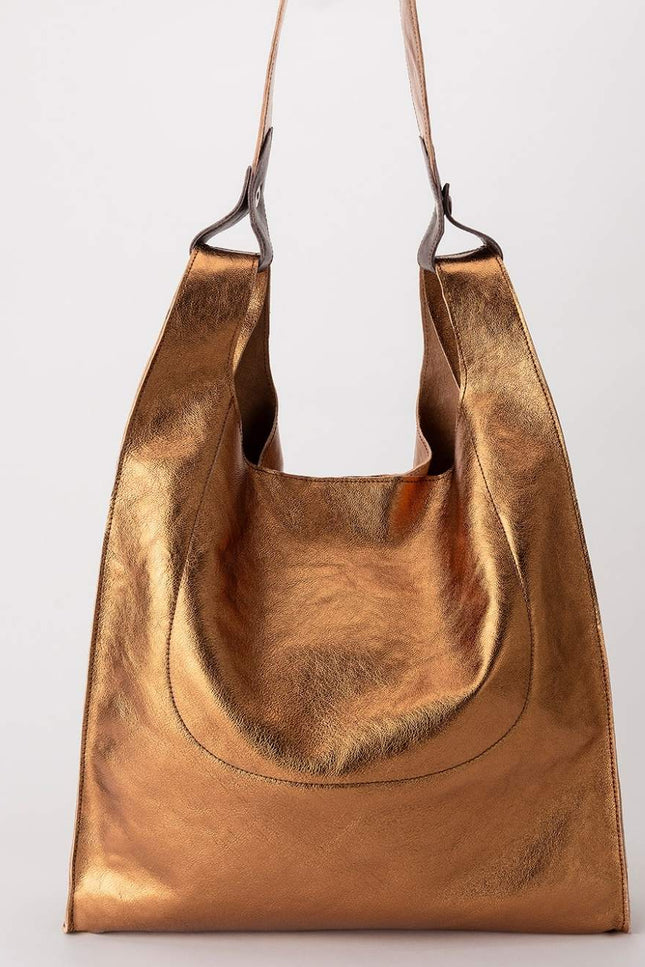 JUAN-JO I Bolso Metalizado Bronce T-Shirt