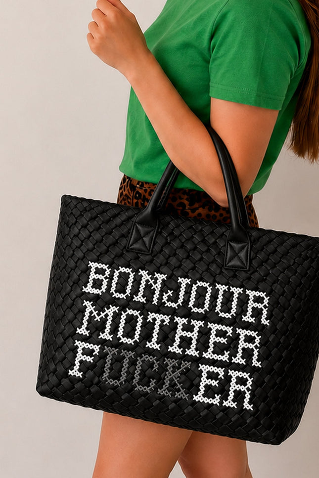 Lilly Loves | Bonjour Motherfucker Black Vegan