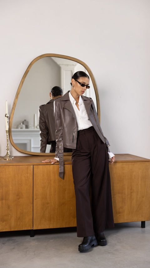 BÚDZIKO | JESSICA BROWN BIKER JACKET