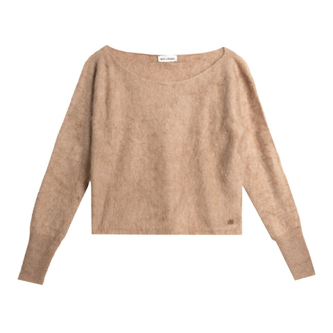 Bel Cashmere | Jersey Claudia brushed beige