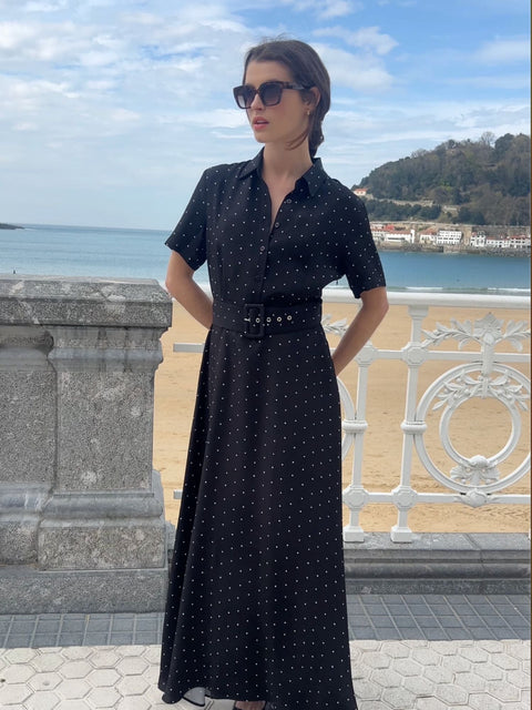 Bel Cashmere | Vestido Mónaco lunares