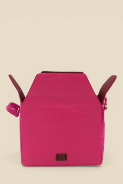 bolso piel buxus rosa piel napa foto estudio abierto