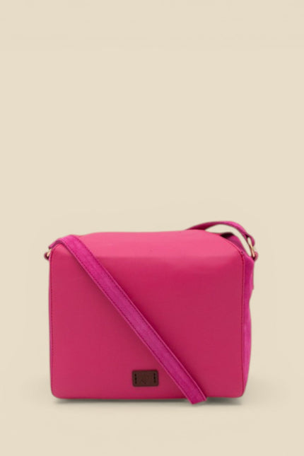 bolso piel buxus rosa piel napa foto estudio frontal