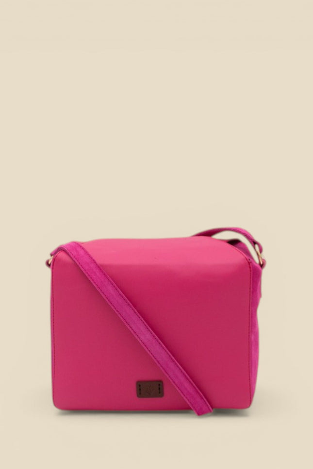 bolso piel buxus rosa piel napa foto estudio frontal