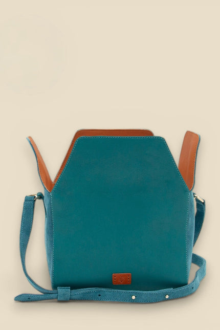 bolso de piel buxus esmeralda superior