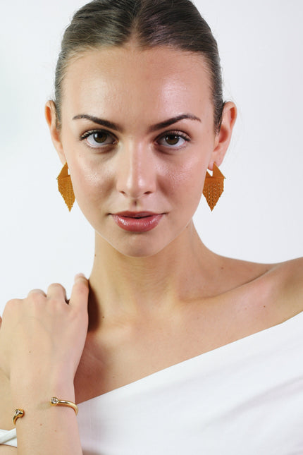 Miss Cecilia | Vega Fringe Earrings