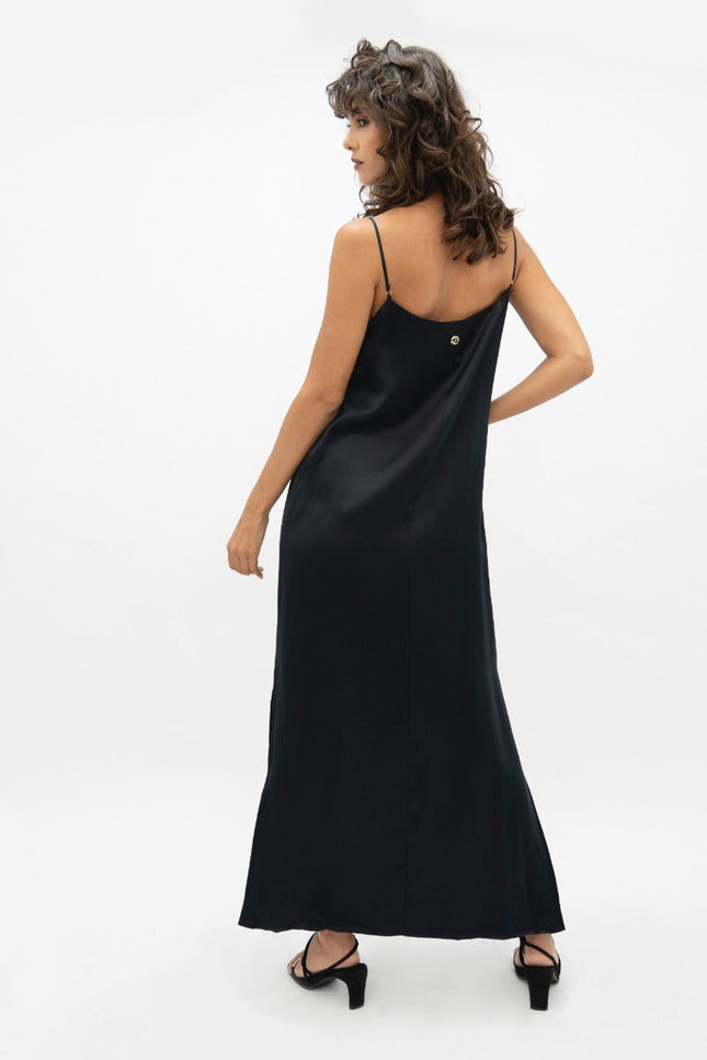 1 People | Calabar  - Slip Dress - Black