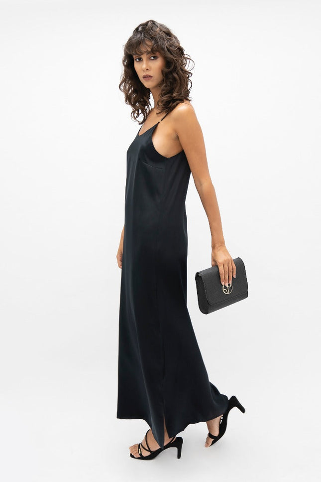 1 People | Calabar  - Slip Dress - Black