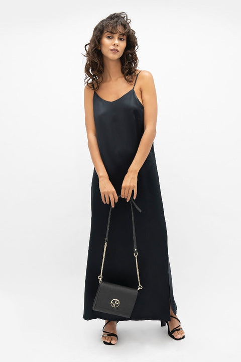 1 People | Calabar  - Slip Dress - Black