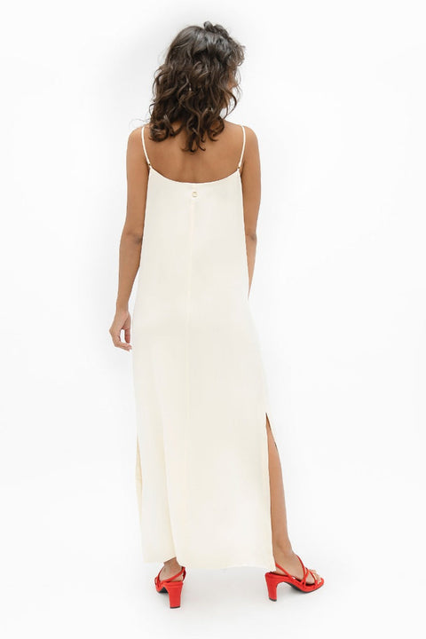 1 People | Calabar  - Slip Dress - Pearl